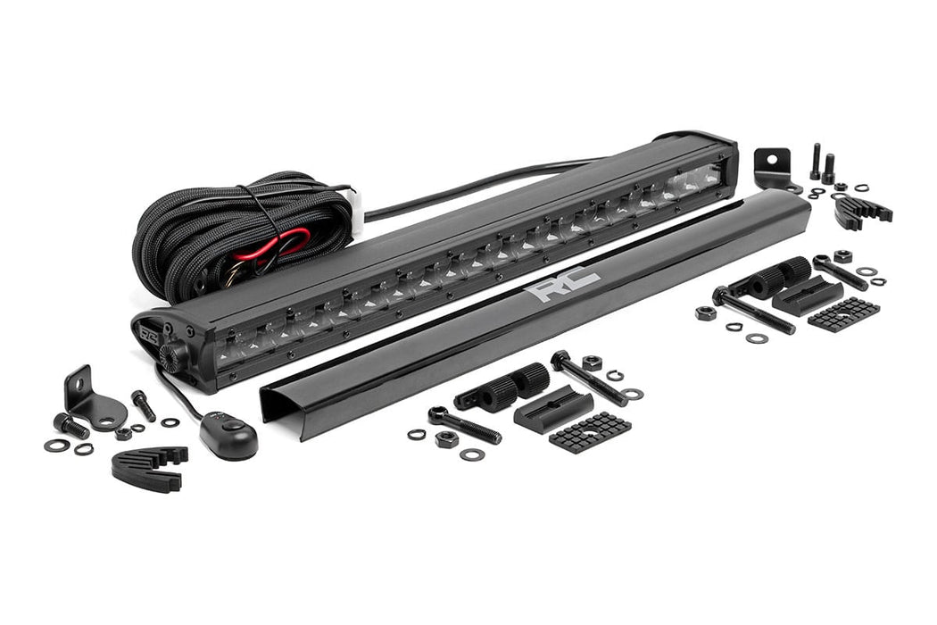 Rough Country Black Series Led Light Bar 20 Inch Single Row 70720BL