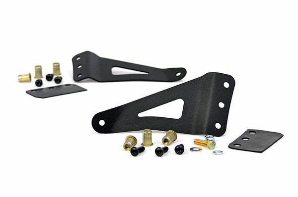 Rough Country Fits GM 50-Inch Curved Led Light Bar Upper Windshield Mounts (07-13 Pu/Suv) 70507