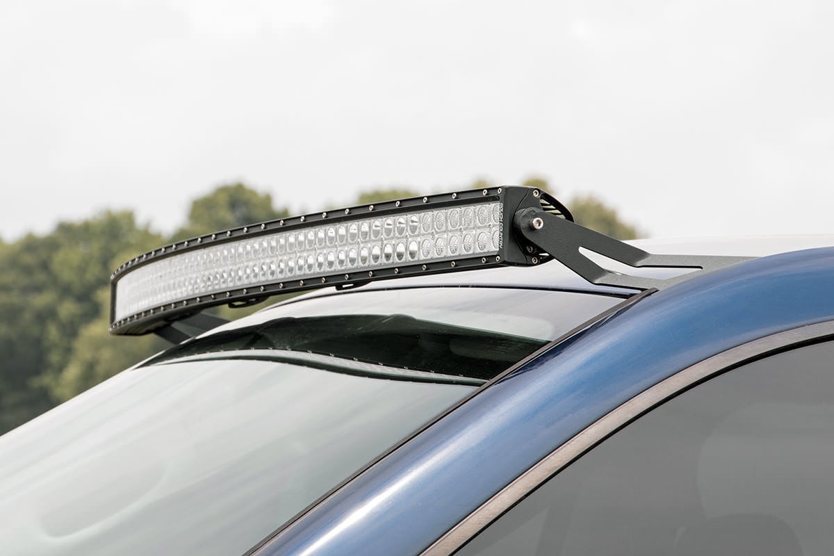 Rough Country Led Light Mount Upper Windshield 54" Curved Fits Dodge 1500 (02-08) 70538