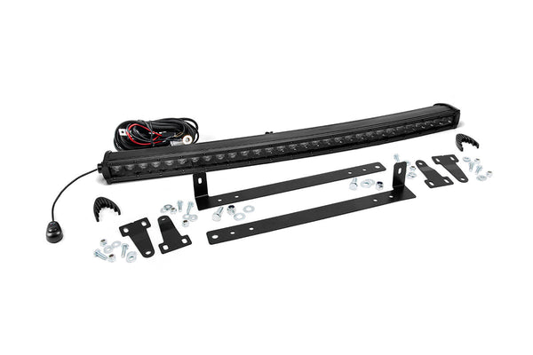 Rough Country Led Light Kit Grille Mount 30" Black Single Row Fits Ford F-150 (09-14) 70661