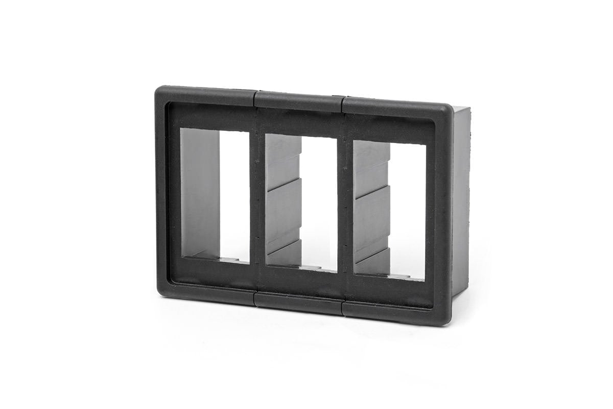 Rough Country Auxiliary Switch Bezel Triple 709B-3