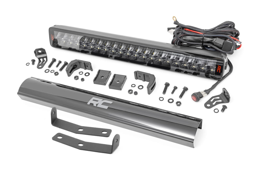 Rough Country Led Light Bumper Mnt 20&Quot; Spectrum Dual Row Compatible with Nissan Titan Xd (16-22) 80645