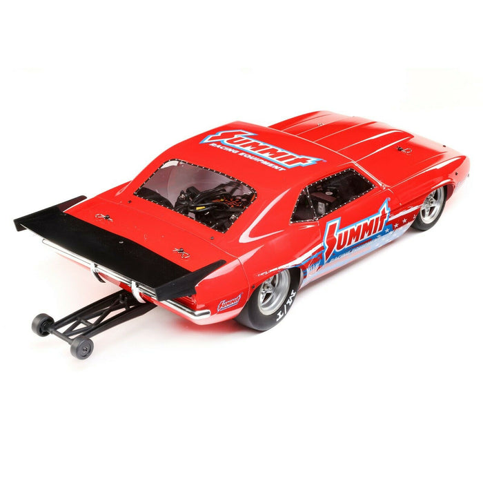 Losi 1/10 '69 Camaro 22S No Prep RC Drag Car Brushless 2 Wheel Drive RTR Battery and Charger Not Included Summit Red LOS03035T1 Cars Elec RTR 1/10 On-Road