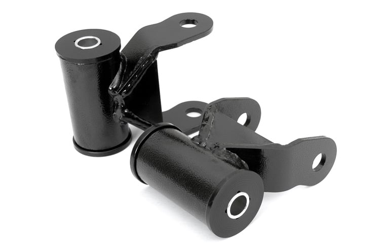 Rough Country Lowering Shackles 1 Inch Compatible with Dodge 1500 2Wd/4Wd (2002-2008) RC0503