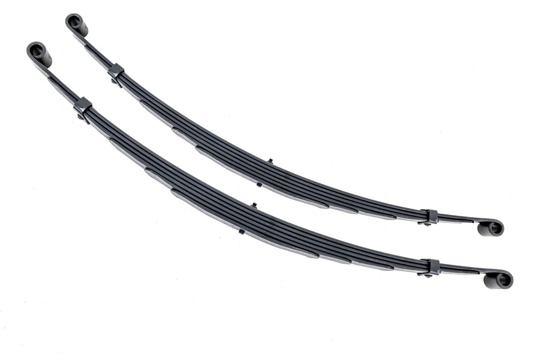 Rough Country Front Leaf Springs 4" Lift Pair Compatible with Dodge W200 Truck 4Wd (1970-1980) 8003Kit