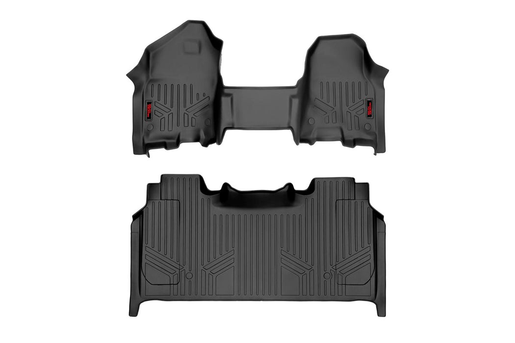 Rough Country Floor Mats Fr Ov Hump Rr Storagecrew Ram 1500 (19-23)/1500 Trx (21-23) M-31420