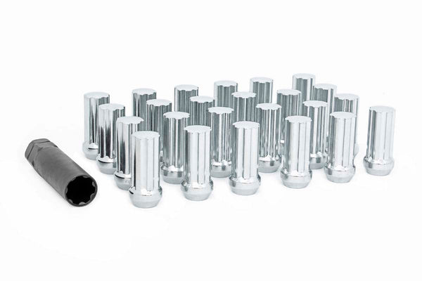 Rough Country Lug Nut Set M14X1.5 32 Qty Chrome Fits Chevrolet C1500, Chevrolet K1500 & more (1988-2023) 141532CH