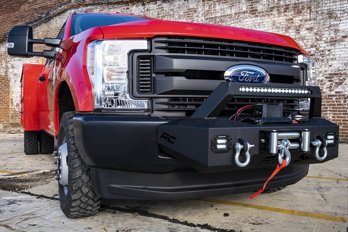 Rough Country Exo Winch Mount Kit Fits Ford F-250/F-350 Super Duty 2WD/4WD (17-20) 51004