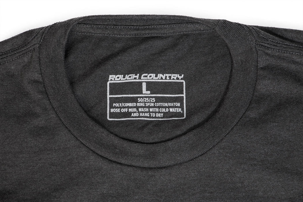 Rough Country T-Shirt Born & Raised Black 2Xl 840812X