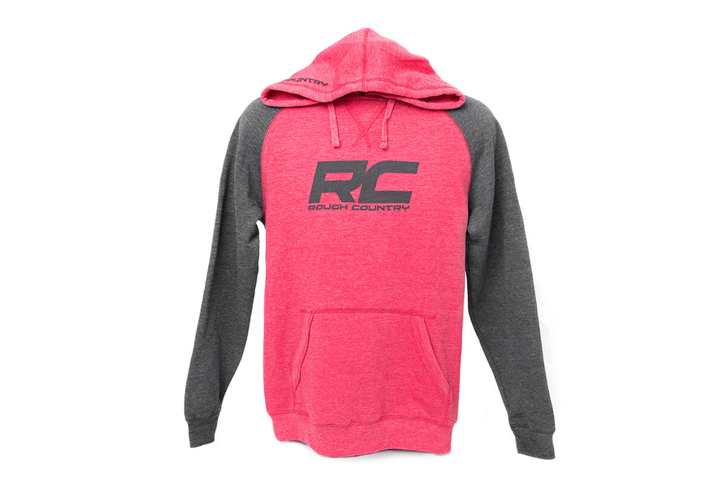 Rough Country Hoodie Heater Red/Gray Md 84083MM