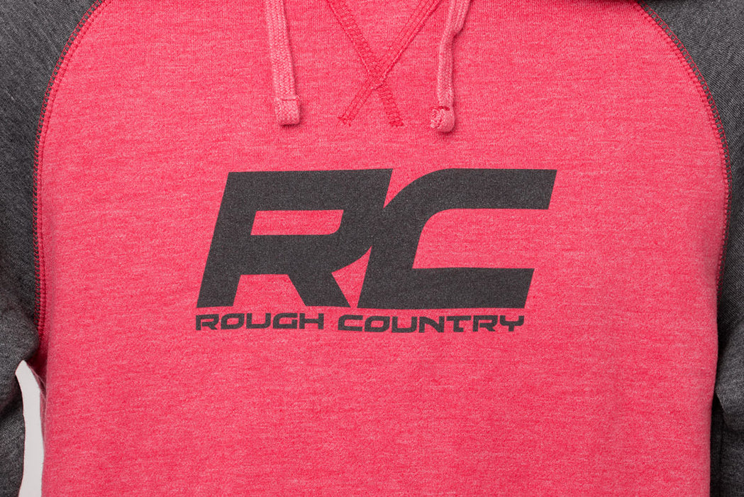 Rough Country Hoodie Heater Red/Gray 3Xl 840833X