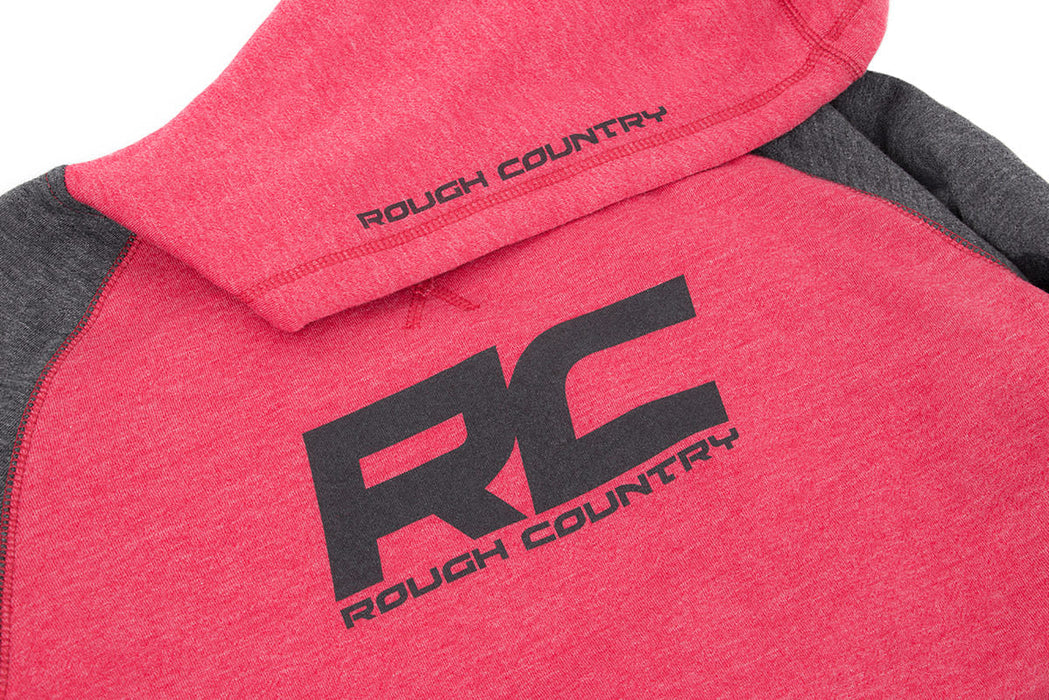 Rough Country Hoodie Heater Red/Gray 3Xl 840833X