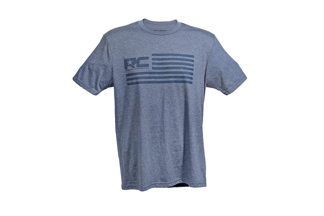 Rough Country T-Shirt American Flag Blue 2Xl 840792X