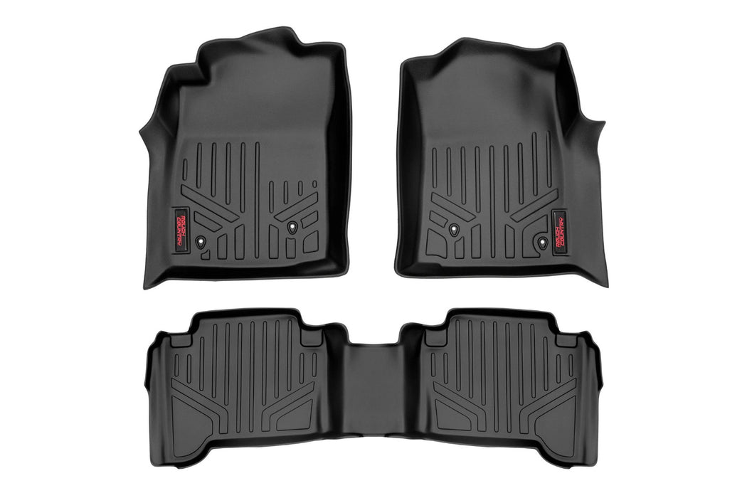 Rough Country Floor Mats Front and Rear Fits toyotaTacoma 2WD/4WD (2005-2011)