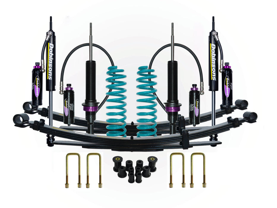 Dobinsons 2-2.5" MRR 3-Way Adjustable Suspension Kit Compatible with Nissan Navara D40 2005 on