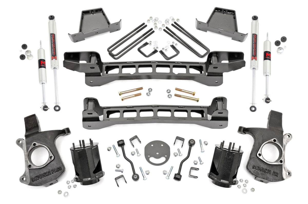 Rough Country 6 Inch Lift Kit M1 Shocks Fits Chevy/GMC 1500 (99-06 & Classic) 23440