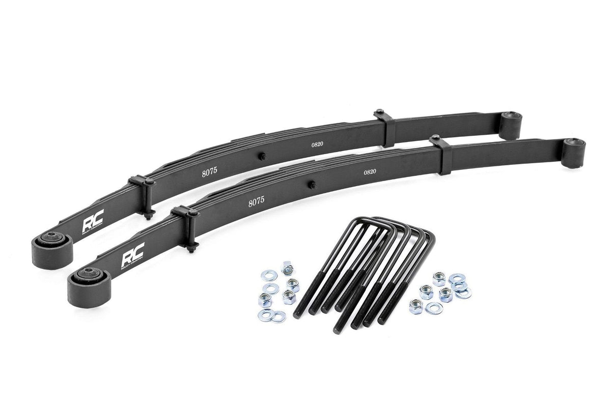 Rough Country Rear Leaf Springs 3.5" Lift Pair Fits toyotaTacoma 2WD/4WD (05-23) 8075KIT