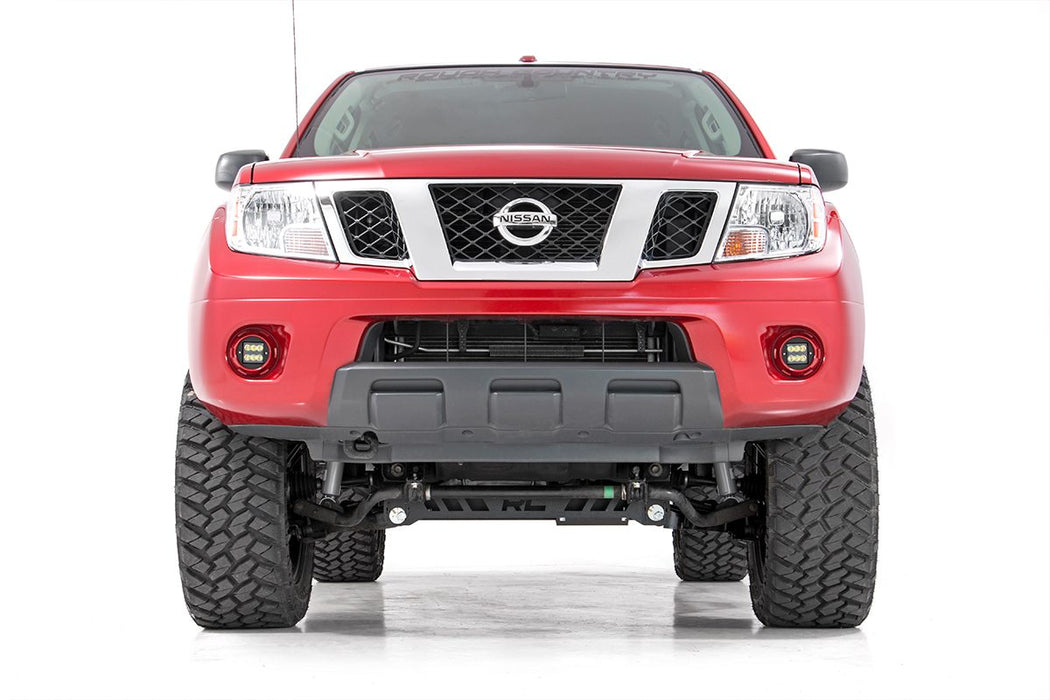 Rough Country Led Light Kit Fog Mount 2" Black Pair Spot Compatible with Nissan Frontier (05-20) 71023