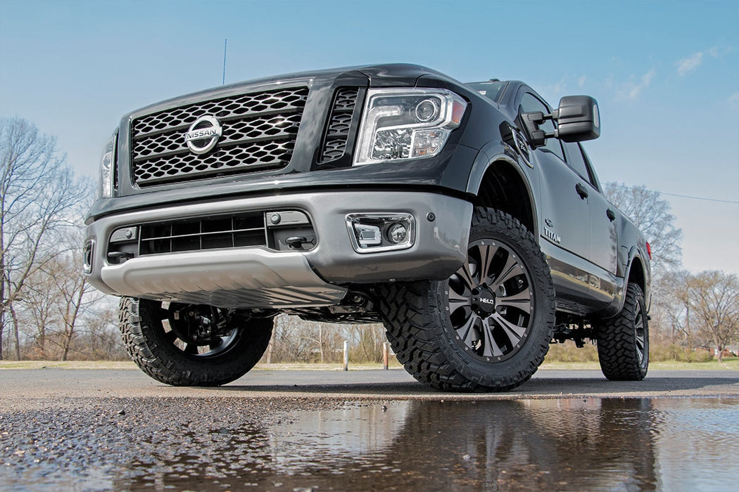 Rough Country 3 Inch Lift Kit N3 Struts & Shocks Compatible with Nissan Titan 2Wd/4Wd (04-23) 83432