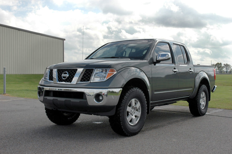 Rough Country 2.5 Inch Leveling Kit Red Spacers Compatible with Nissan Frontier (05-23)/Xterra (05-15) 865RED