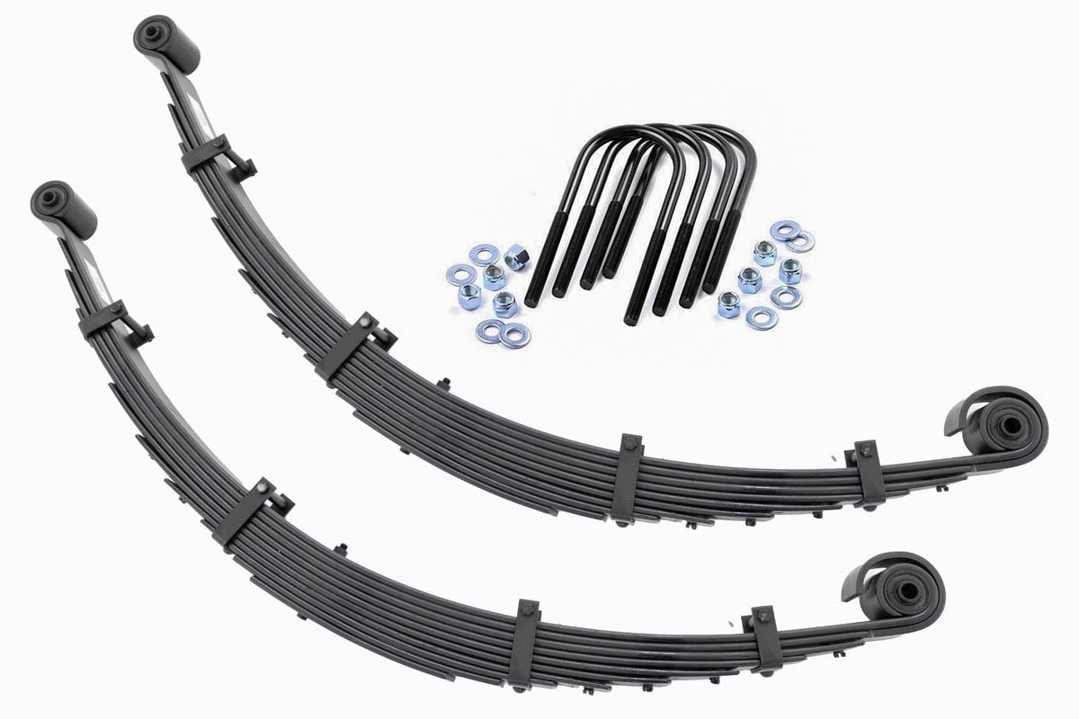 Rough Country Front Leaf Springs8" Lift Pair Fits Ford F-250/F-350 Super Duty (99-04) 8073KIT