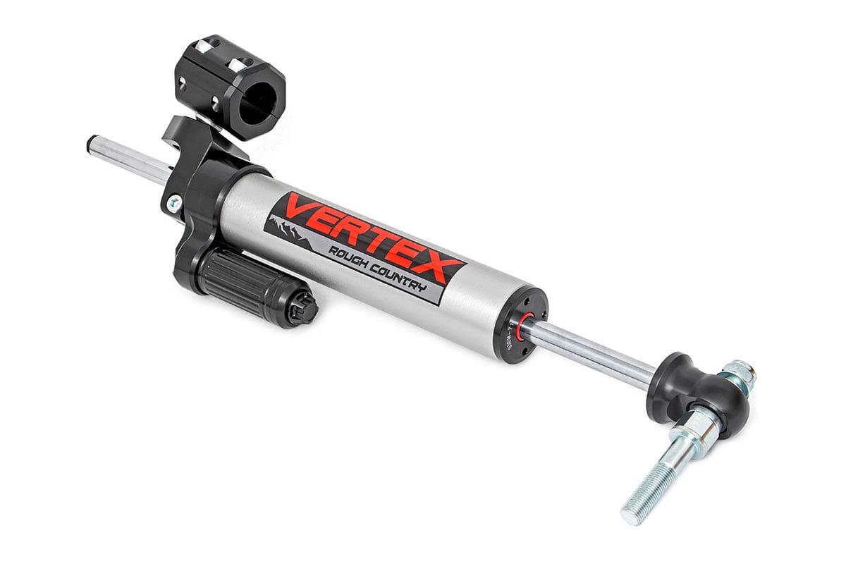 Rough Country Vertex Steering Stabilizer Pass-Through Fits Jeep Wrangler Jk (07-18) 680900