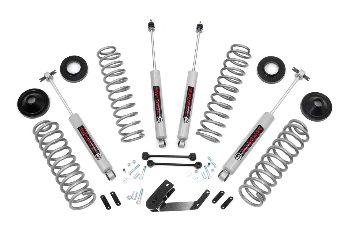 Rough Country 3.25 Inch Lift Kit Fits Jeep Wrangler Jk 4WD (2007-2018) PERF693