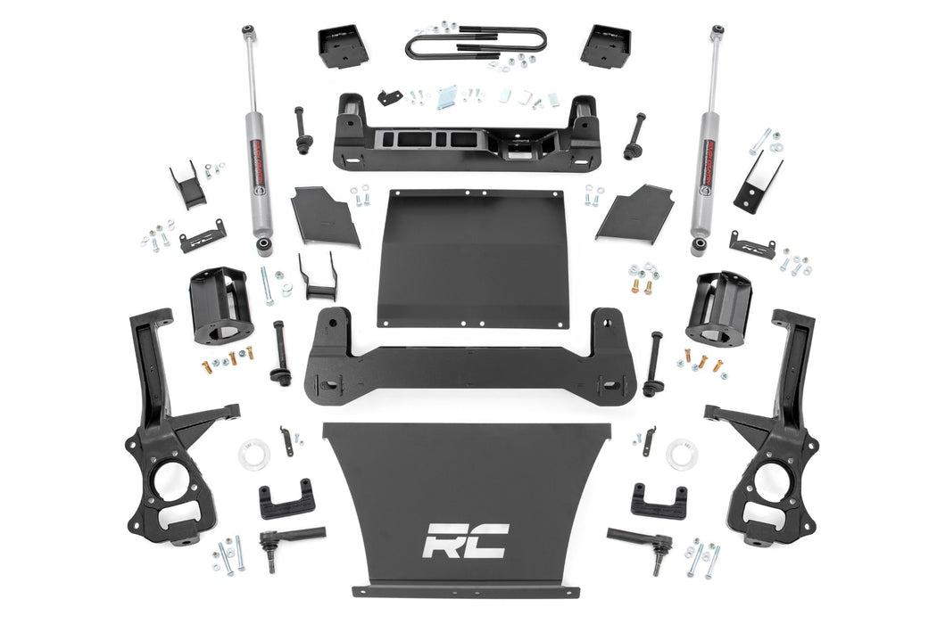 Rough Country 6 Inch Lift Kit Mono Leaf Rear Chevy Silverado 1500 (22-23) 21630