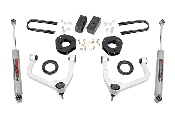 Rough Country 3.5 Inch Lift Kit Mono Leaf Rear Fits GMC Sierra 1500 2WD/4WD (19-23) 28830