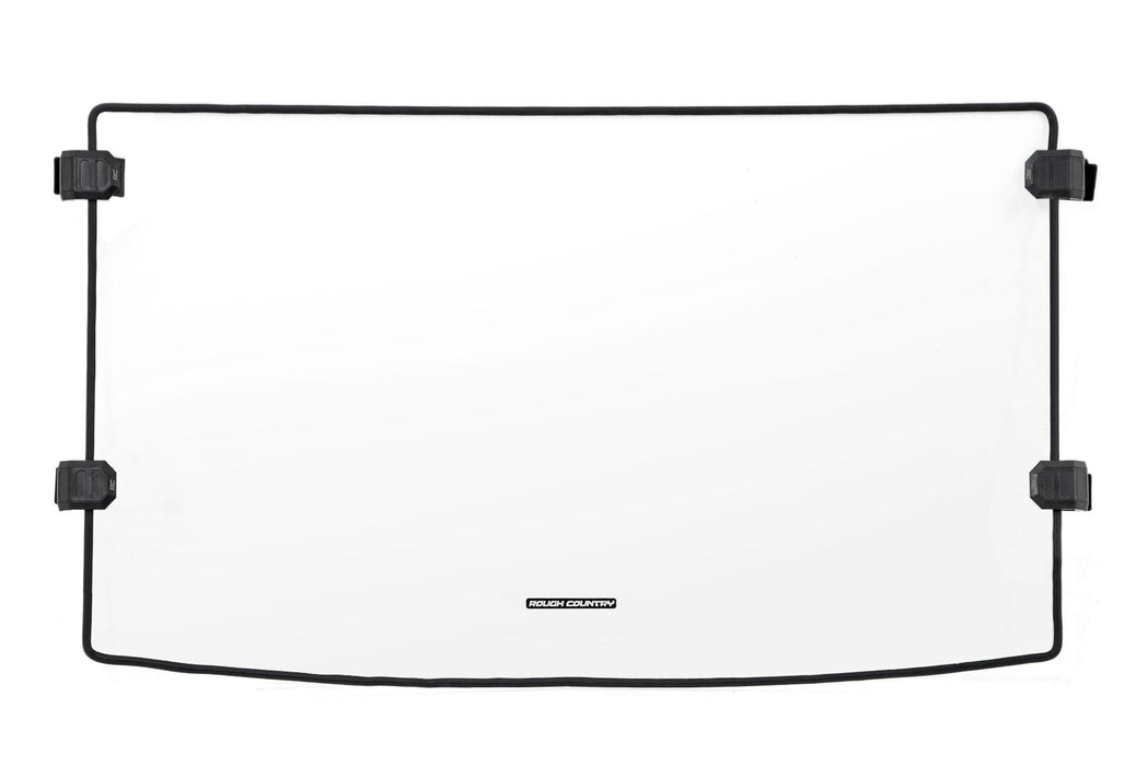 Rough Country Full Windshield Scratch Resistant Mid Size Polaris Ranger 500/570 98152010