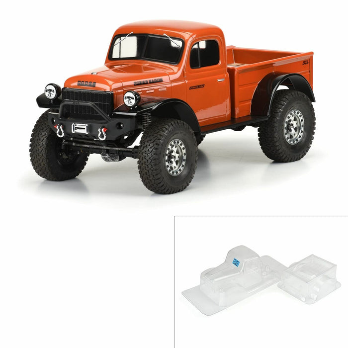 Pro-line Racing 1/10 1946 Compatible with Dodge Power Wagon Clear Body 12.3" (313mm) WB