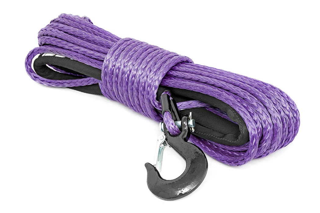 Rough Country Synthetic Rope 3/8 Inch 85 Ft Purple RS112