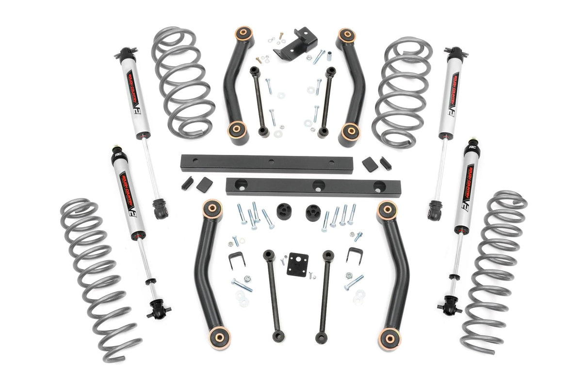 Rough Country 4 Inch Lift Kit V2 Fits Jeep Wrangler Tj 4WD (1997-2002) 90670
