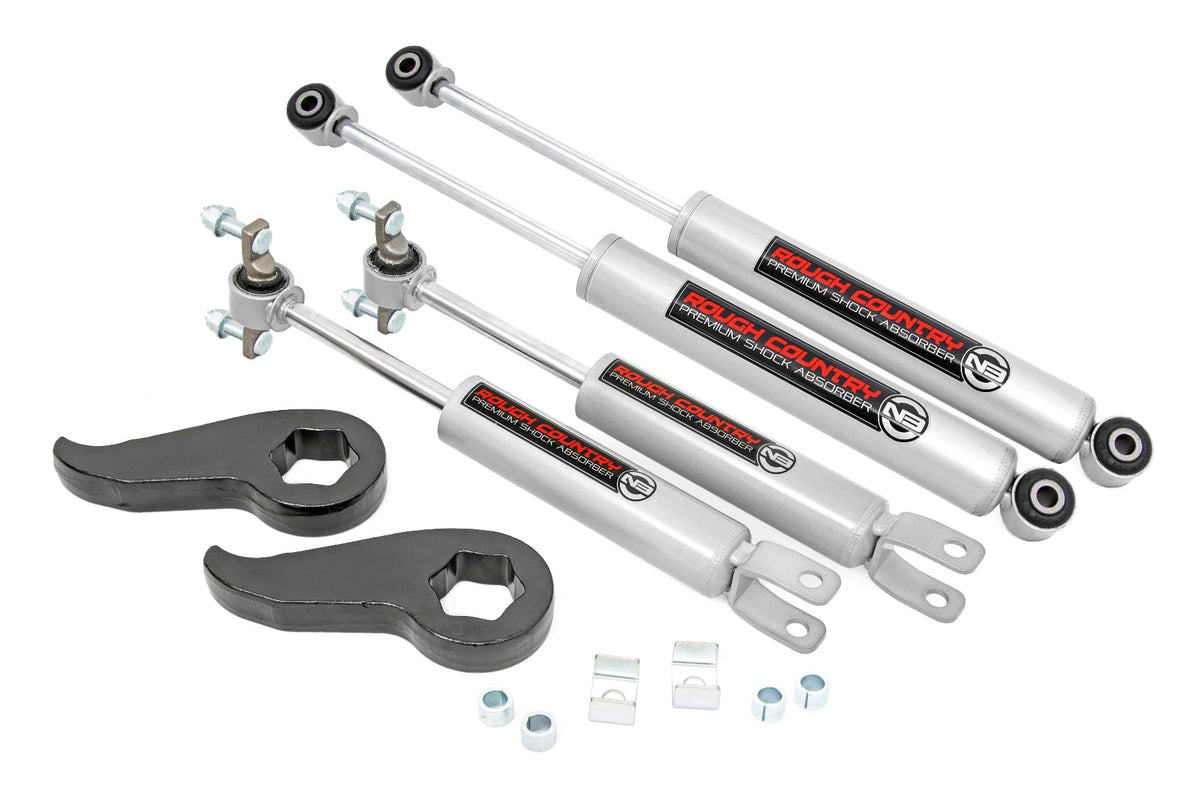 Rough Country 1.5-2 Inch Leveling Kit N3 Fits Chevy/GMC 2500HD/3500HD (11-19) 959331