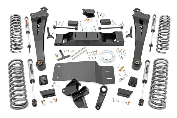 Rough Country 5 Inch Lift Kit Dual Rate Coils V2 Non-Aisin Fits RAM 2500 (19-23) 38370