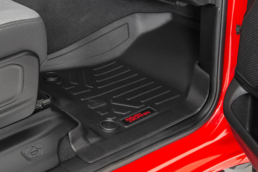 Rough Country Floor Mats Fr & Rr Rr Storagecrew Ram 1500 (19-23)/1500 Trx (21-23) M-31422