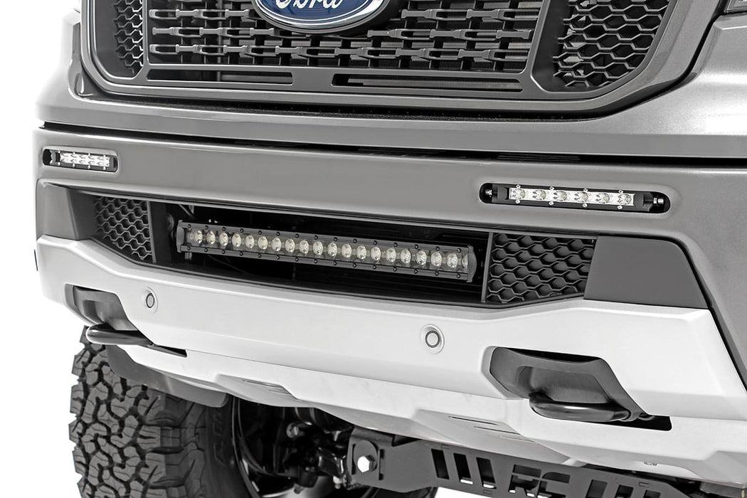 Rough Country Led Light Bumper Mount 20&Quot; Spectrum Single Row Ford Ranger (19-23) 80815