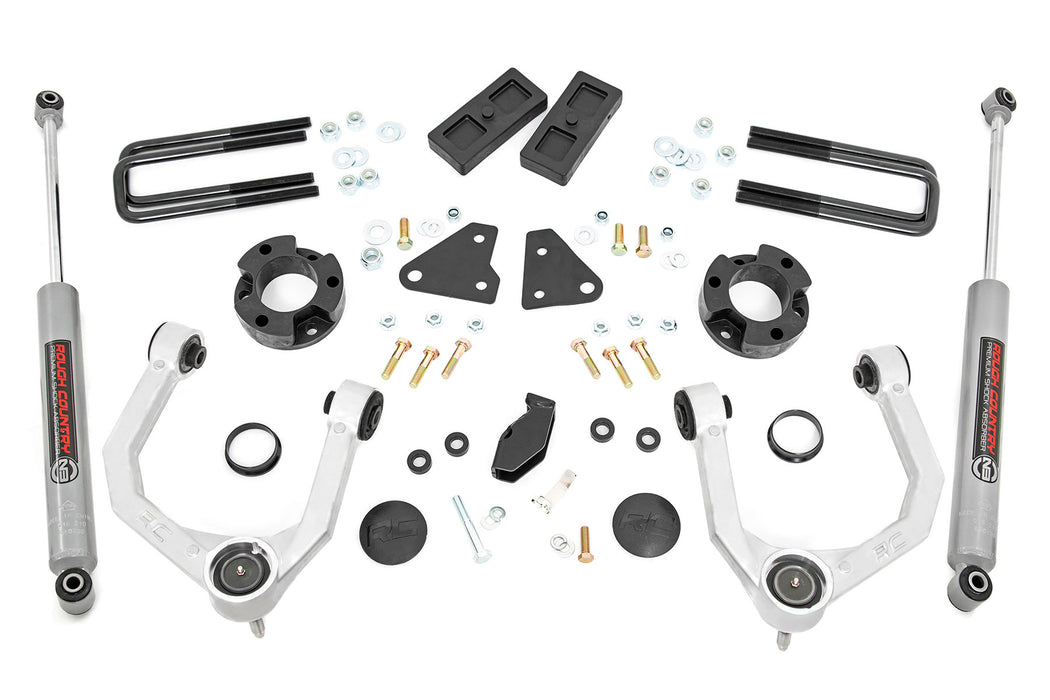 Rough Country 3.5 Inch Lift Kit N3 Cast Steel Knuckles Ford Ranger (19-23) 500011