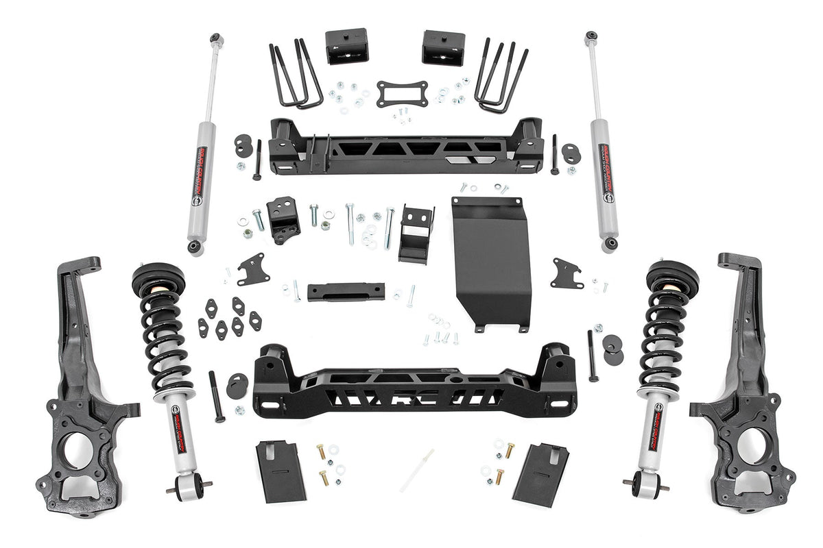 Rough Country 6 Inch Lift Kit N3 Struts Fits Ford Ranger 4WD (2019-2023) 50931