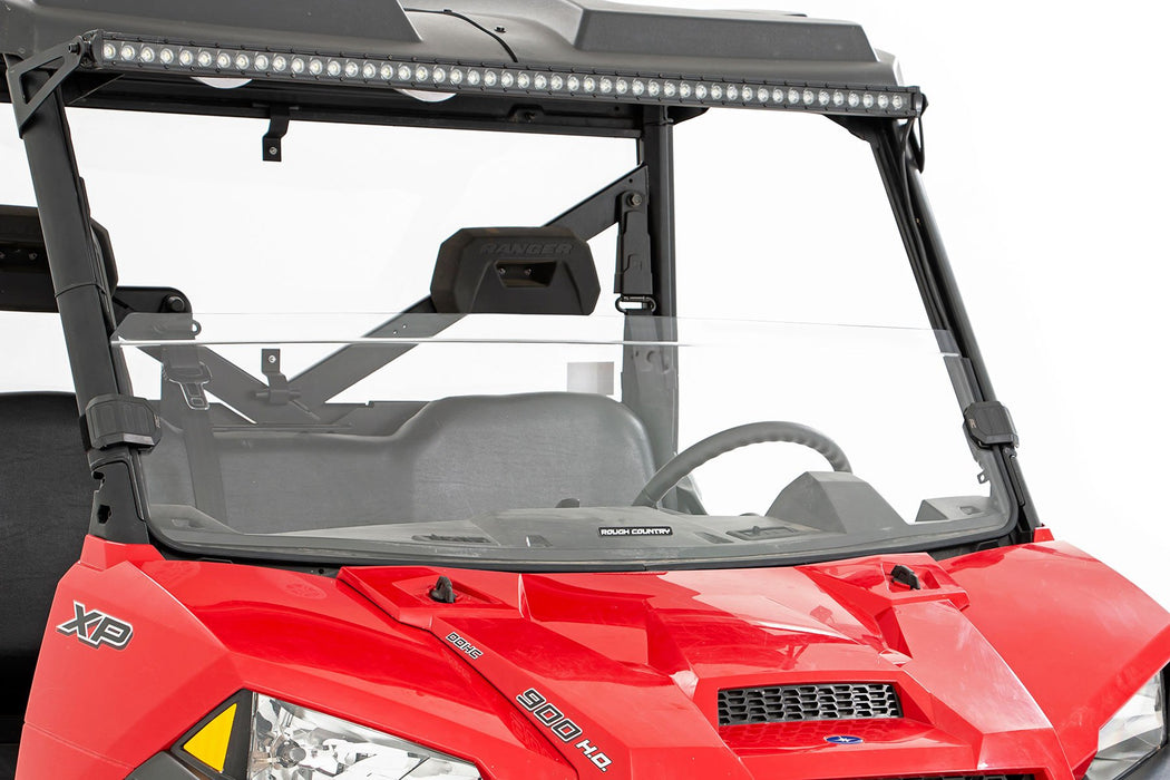 Rough Country Half Windshield Scratch Resistant Polaris Ranger 1000/Ranger Xp 900/1000 98132011A