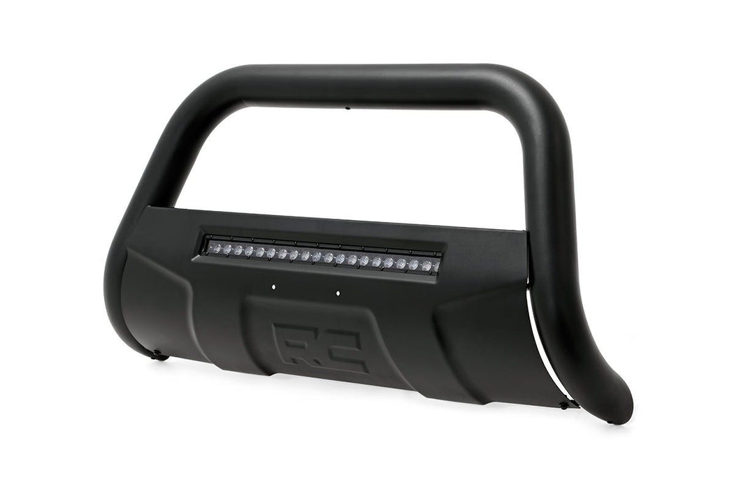 Rough Country Black Led Bull Bar Compatible with Nissan Frontier 2Wd/4Wd (2005-2021) B-N4150