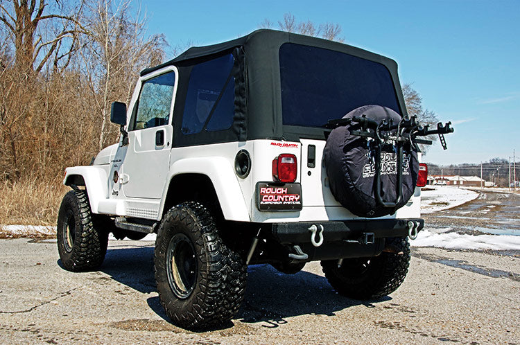 Rough Country Soft Top Replacement Black Full Doors compatible with Jeep Wrangler Tj (97-06) RC85020.35