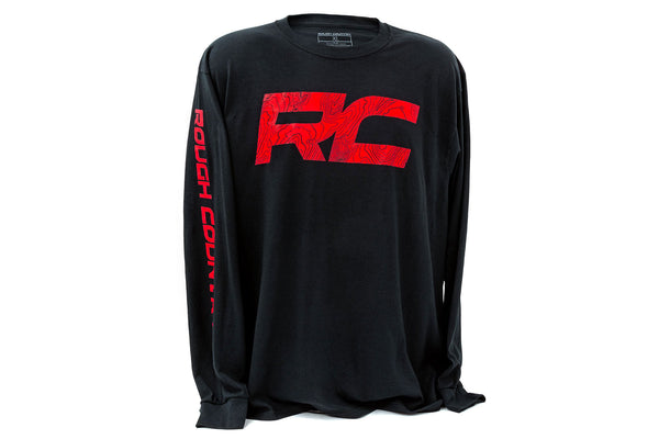 Rough Country Long Sleeve Rc Tread Sleeve Blackxl 84099XL