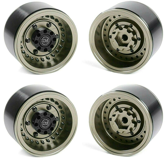 Rc4Wd Brand New Black Rhino Armory Beadlock 1.9" Wheels 4 Rc4Zw0293 Brand New RC4ZW0293