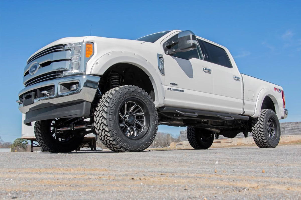 Rough Country Pocket Fender Flares Um Agate Black Ford F-250/F-350 Super Duty (17-22) F-F21112-UM