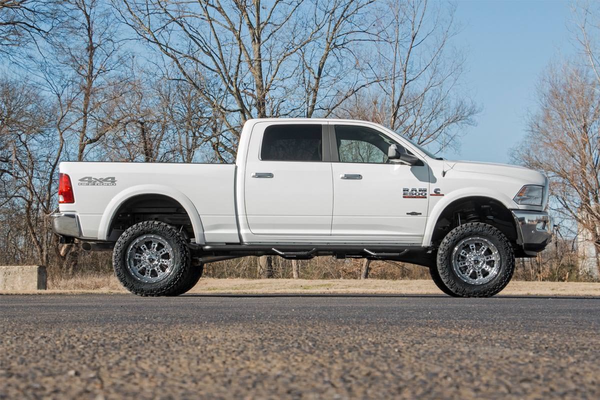 Rough Country 5 Inch Lift Kit Fr Gas Coil Radius Arms V2 Fits RAM 2500 (14-18) 37370