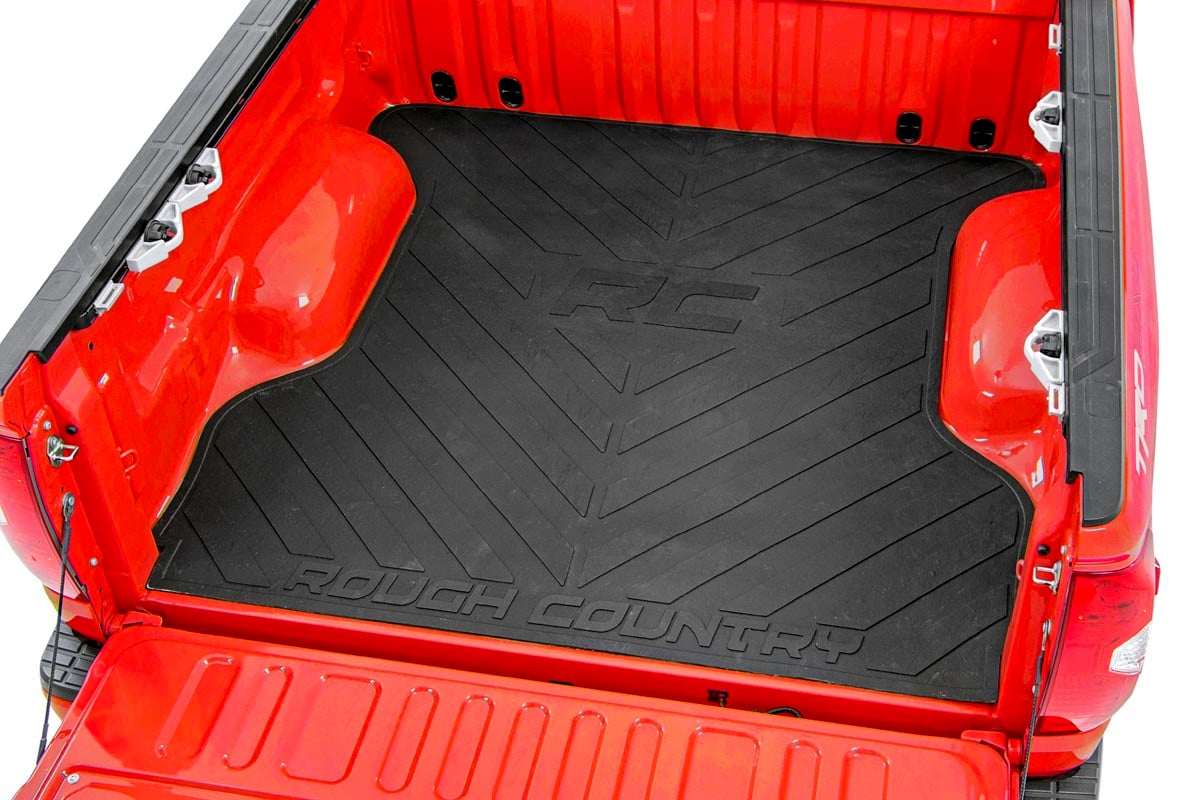 Rough Country Bed Mat 5'7" Bed Rc Logo Fits RAM 1500 (19-23)/1500 Trx (21-23) RCM685