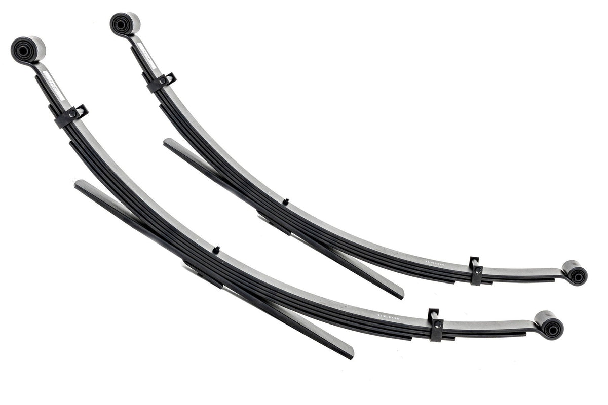 Rough Country Rear Leaf Spings 4" Lift Pair Fits Ford Bronco/F-150 4WD (80-96) 8029KIT