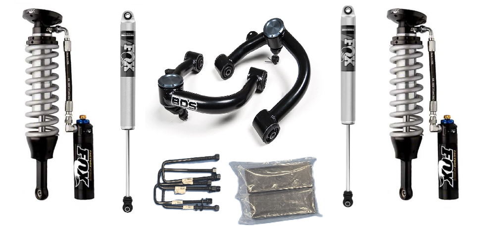 FOX BDS 2 Inch Lift Kit 2.5 Coil-Over 2.0 Rear Shocks Fits Toyota Hilux (15 on) 4WD
