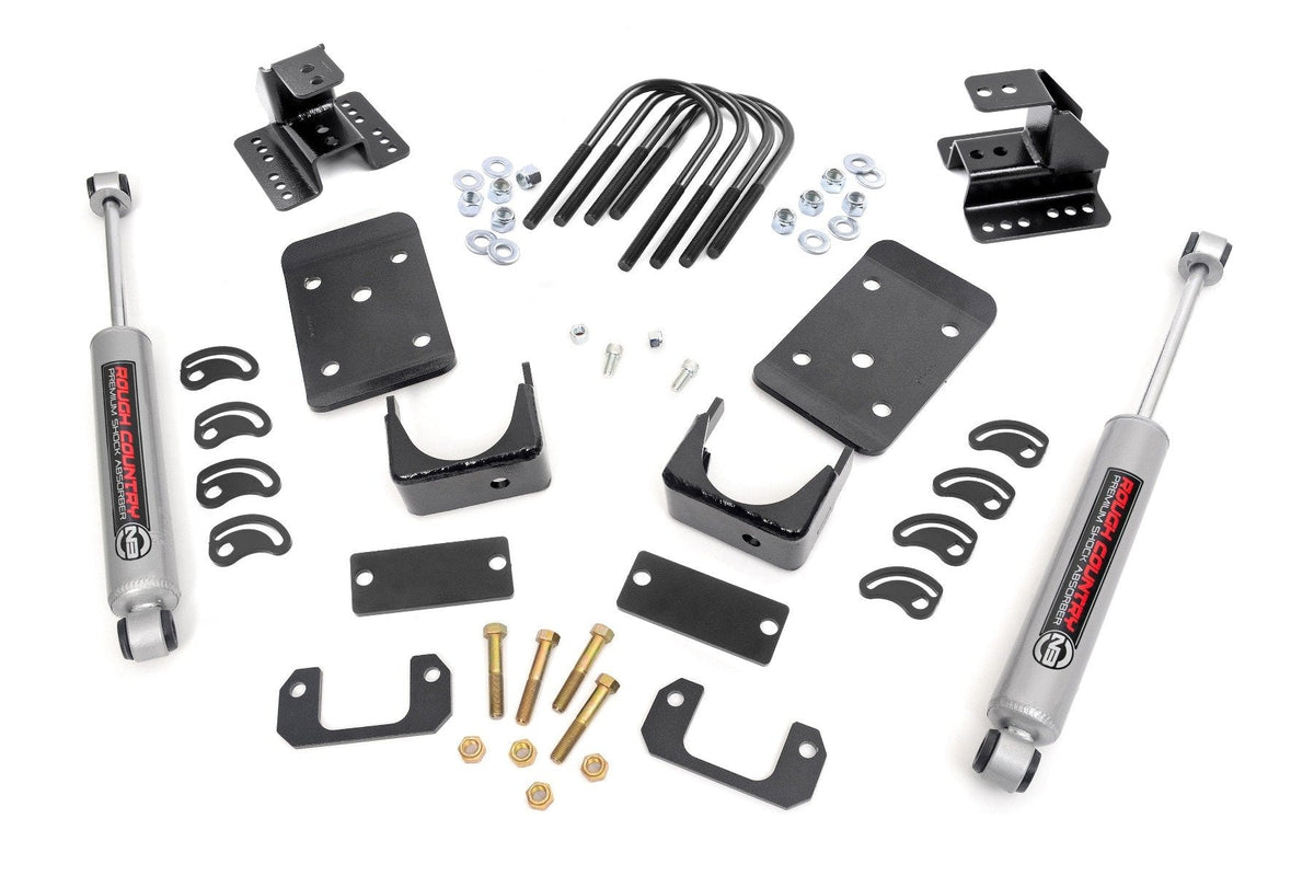 Rough Country Lowering Kit Str Drop 2"Fr 4"Rr Fits Chevy/GMC 1500 (07-15) 72330